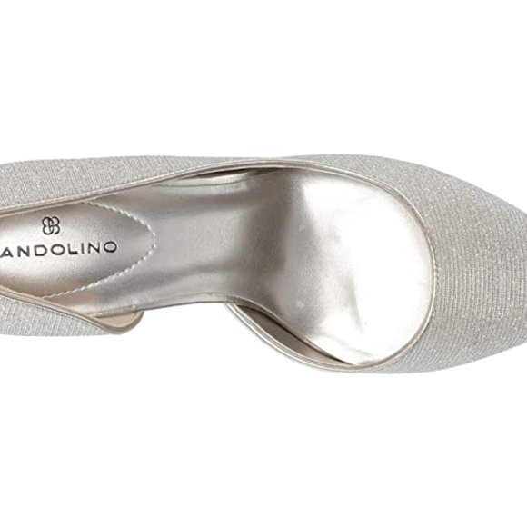 Bridal Silver Sparkling Shoes Heels - Picture 2 of 5